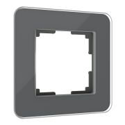 W0012440/ Рамка на 1 пост Elite (графит, стекло)