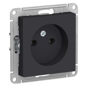 Systeme Electric AtlasDesign Карбон Розетка б/з, 16А, механизм