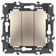ЭРА 14-1107-04 Elegance Шампань Выключатель 3-кл
