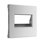 W1191165/ Накладка для двойной розетки Еthernet RJ-45 (серебряный матовый)