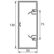 Кабель-канал 130x50мм с крышкой Metra Legrand 638082