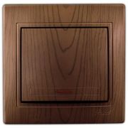 LEZARD С/П сосна выключатель 1-кл с подсветкой 701-0801-111