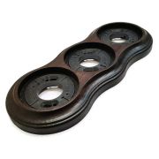 Рамка 3 местная Венге Lindas 25365