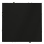 Проходной переключатель встраиваемый VOLTUM S70 одноклавишный 10А, (черный матовый)