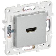 IEK SKANDY Серебряный Розетка HDMI SK-H01S.