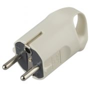 ЭРА V3 Вилка c/з 16A с кольцом непрямой ввод белая Б0019186