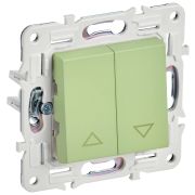 IEK SKANDY Мятный Выключатель жалюзи 10А SK-V12G.
