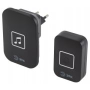 Звонок беспроводной C97 от сети черный 60 мелодий 70м ЭРА Б0054086