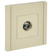 IEK FORTE&PIANO Ваниль Розетка TV проходная FP429.