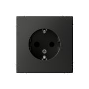 Systeme Electric ArtGallery Базальт Розетка с заземлением со шторками, 16А, механизм