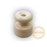 Retrika Изолятор керамический слоновая кость RI-02205