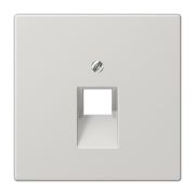 JUNG LS 990 Светло-серая Накладка 1-ой наклонной ТЛФ/комп розетки