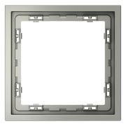 Рамка пластиковая VOLTUM S70 на 1 пост, (сталь)