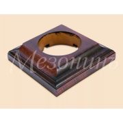 Рамка 1-местная дерево «Престиж», красное дерево