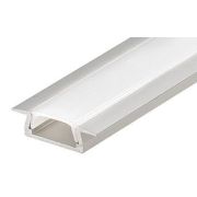 Профиль Arlight MIC-F-2000 ANOD 22х6х2000 анодированный с фланцем, без экрана 012082