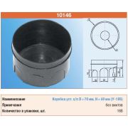 ТУСО Установочная коробка с/п D=70*40 без винтов 10146