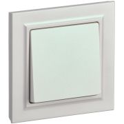 IEK BRITE Жемчуг Выключ. 1-кл. 10А в сборе ВСР10-1-0-БрЖ.