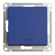 Systeme Electric AtlasDesign Аквамарин Переключатель 1-клавишный с подсветкой, сх.6а, 10АХ, механиза