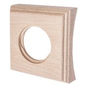 BIRONI Шедель Бук Натурэль Рамка 1-ая на бревно 260мм (скрытый монтаж)