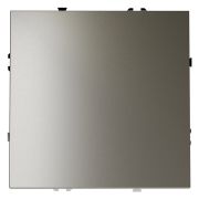 Выключатель с самовозвратом встраиваемый VOLTUM S70 одноклавишный 10А, (шелк)