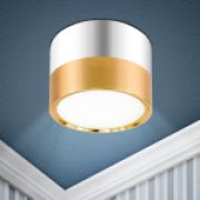 Подсветка ЭРА OL7 GX53 GD/CH Накладной под лампу Gx53, алюминий, цвет золото+хром