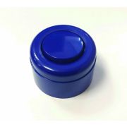 Выключатель проходной 1-клавишный ABS пластик Interior Electric синий