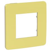 Schneider Electric Unica Studio Зеленое яблоко/Бежевая Рамка 1-ная