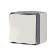 Выключатель одноклавишный влагозащищенный IP44 Gallant (слоновая кость) W5010203