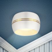 KL81 WH/GD Встраиваемый светильник под лампу GX53 ЭРА белый/золото