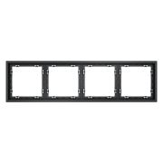 Рамка пластиковая VOLTUM S70 на 4 поста, (графит)