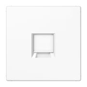 JUNG Плата (фиксация защёлкиванием) для одного модуля термопласт белый