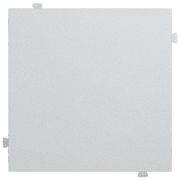 Клавиша одноклавишного выключателя серебро