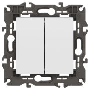 ЭРА 14-1104-01 Elegance Белый Выключатель 2-кл