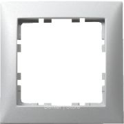 Рамкa S.1, 1-местная, цвет: алюминиевый, матовый