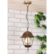 Светильник уличный подвесной Vega H черное золото