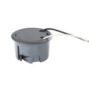 83002 C Лючок наполный на 2 механизма 45*45мм Антрацит