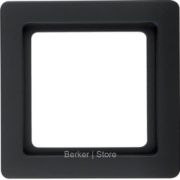 Рамкa, Q.1, 1-местная, цвет: антрацитовый, бархатный лак