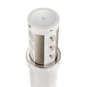 Выдвижной блок 17 12 секции+2USB+2USB Type-C+беспр зарядка полуавтомат управ белый