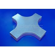 Разветвитель крестообразный плавный к лотку 50х50 Остек ХТп-50х50