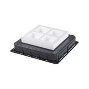 83058 Коробка под заливку для люка на 8 механизмов