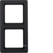 Рамкa, Q.1, 2-местная, цвет: антрацитовый, бархатный лак