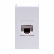 Компьютерная розетка RJ-45 кат. 5е, 8P8C Viva белая 1 модуль DKC 45038