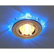 Встраиваемый точечный светильник Elektrostandard 2020/2 MR16 SL/LED/BL хром/синий