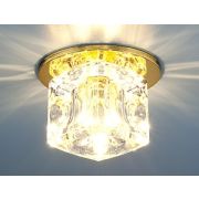 Светильник точечный 499 золото/прозрачный (GD/Clear)