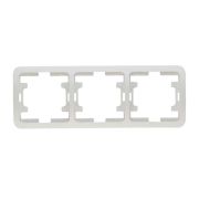 Рамка 3-м Mimoza горизонт. бел. Makel 22013