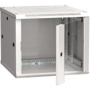 Шкаф 19дюйм LINEA W 9U 600х600мм настен. стекл. дверь RAL7035 ITK LWR3-09U66-GF