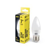 Лампа светодиодная C35 7Вт свеча 3000К E27 230В IEK LLE-C35-7-230-30-E27