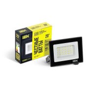 Прожектор светодиодный СДО 06-20 6500К IP65 черн. IEK LPDO601-20-65-K02