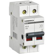 Выключатель нагрузки (мини-рубильник) 2п 63А ВН-32 GENERICA MNV15-2-063
