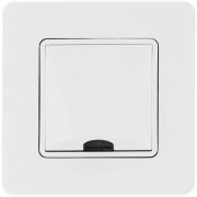 Вывод кабеля Inspiria с зажимом для крепления бел. IEK 673890